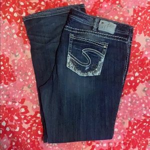 Plus Size Silver Aiko Bootcut SZ24